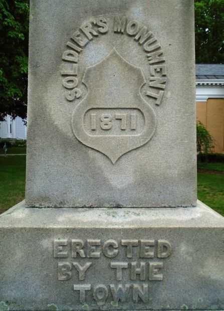 STURBRIDGE SOLDIER’S MONUMENT STONE A
