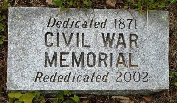 STURBRIDGE SOLDIER’S MONUMENT PLAQUE