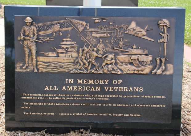 PEPIN COUNTY VETERANS MEMORIAL PLAQUE E