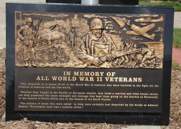 PEPIN COUNTY VETERANS MEMORIAL PLAQUE B