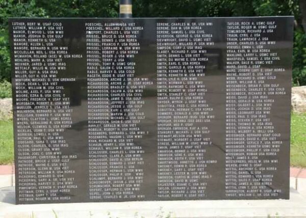 PEPIN COUNTY VETERANS MEMORIAL WALL C