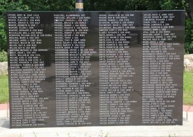 PEPIN COUNTY VETERANS MEMORIAL WALL C