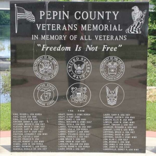 PEPIN COUNTY VETERANS MEMORIAL WALL A