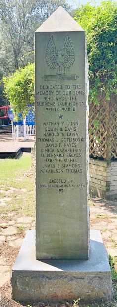 LONG BEACH WORLD WAR II SUPREME SACRIFICE WAR MEMORIAL