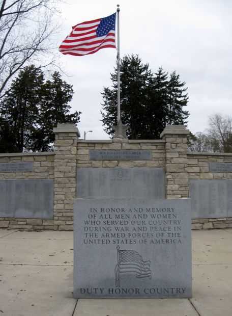 HASTINGS AREA VETERANS MEMORIAL DEDICATION STONE