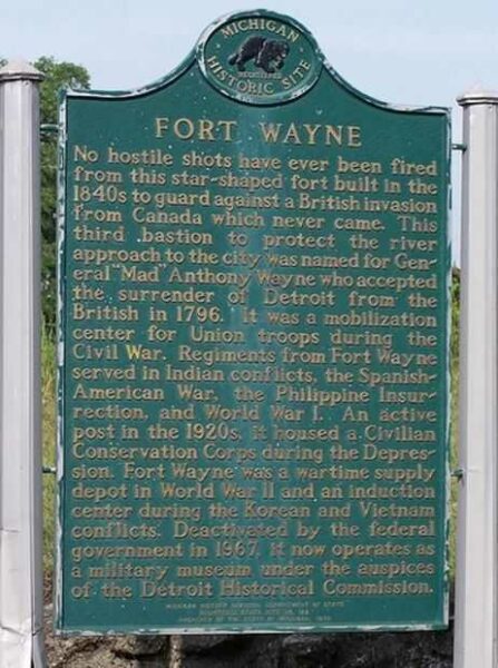 FORT WAYNE MEMORIAL MARKER