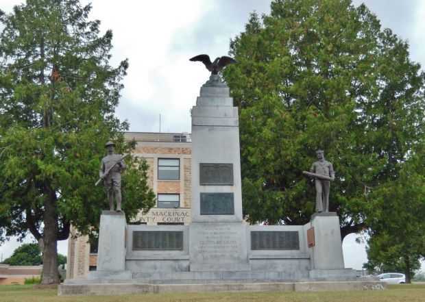MACKINAC COUNTY SOLDIERS AND SAILORS WAR MEMORIAL
