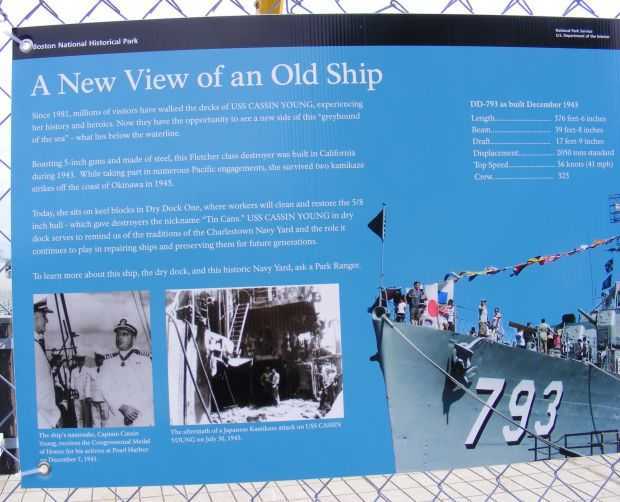 USS CASSIN YOUNG WAR MEMORIAL SHIP PLAQUE