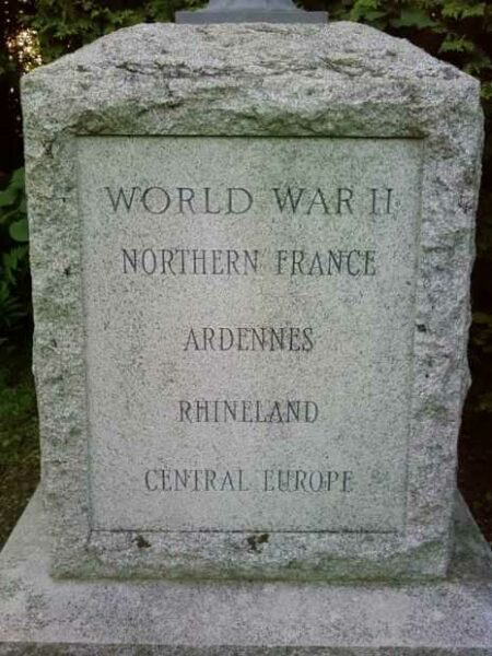 104TH REGIMENT INFANTRY WAR MEMORIAL STONE B