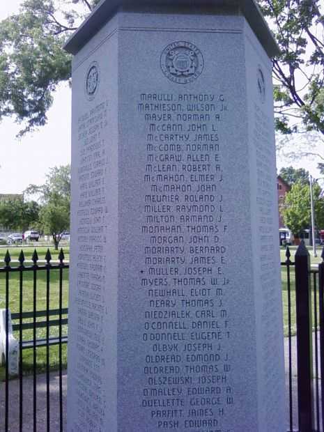 HOLYOKE WORLD WAR II MEMORIAL STONE G