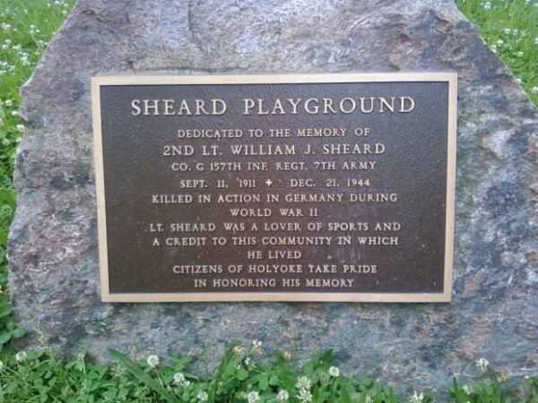 SHEARD PLAYGROUND MEMORIAL PLAQUE