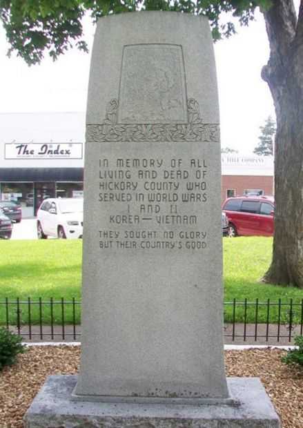 HICKORY COUNTY WAR MEMORIAL