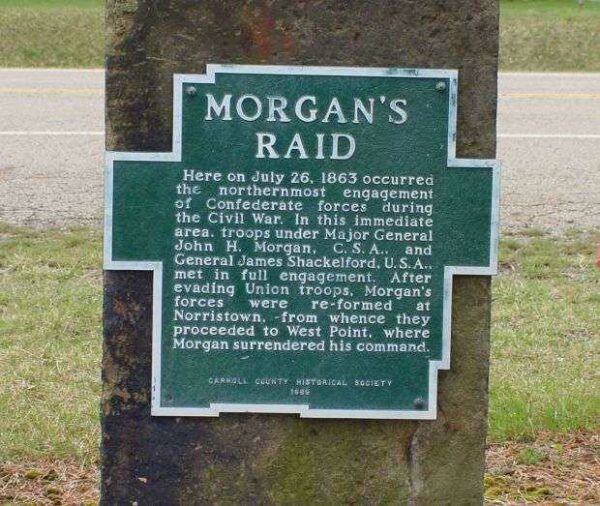 MORGAN’S RAID MEMORIAL MARKER