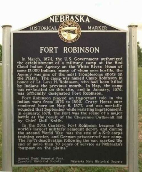FORT ROBINSON WAR MEMORIAL MARKER