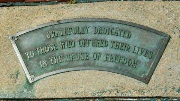 OXFORD WAR MEMORIAL PLAQUE