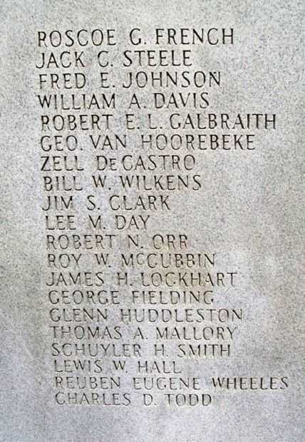 JOPLIN WORLD WAR II MEMORIAL STONE E