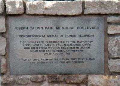 JOSEPH CALVIN PAUL MEMORIAL BOULEVARD