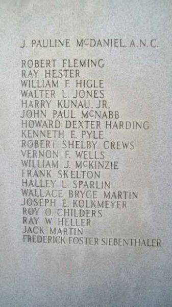 JOPLIN WORLD WAR II MEMORIAL STONE A