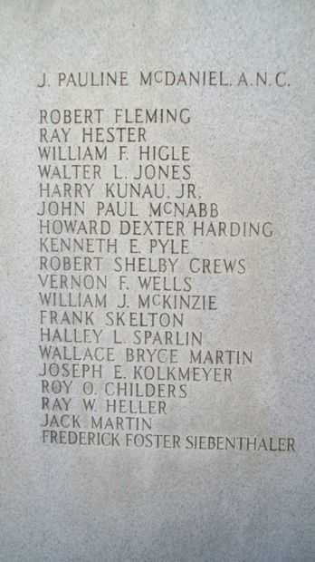 JOPLIN WORLD WAR II MEMORIAL STONE A