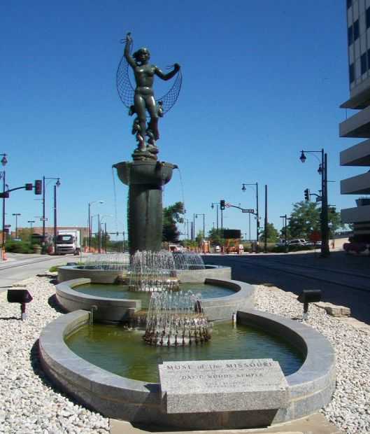 MUSE OF THE MISSOURI WAR MEMORIAL FOUNTAIN