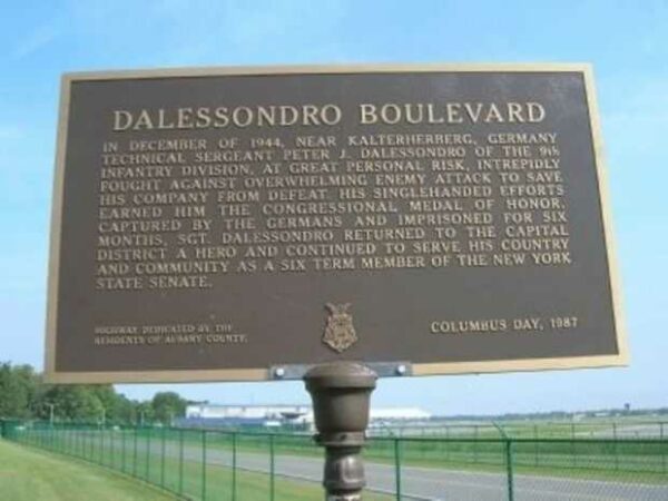 SERGEANT PETER J. DALESSANDRO MEMORIAL MARKER