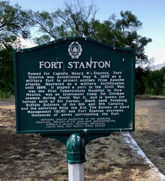 FORT STANTON MEMORIAL MARKER