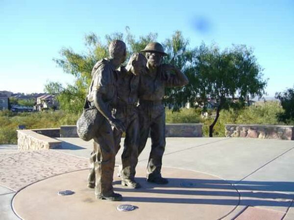 THE BATAAN DEATH MARCH MEMORIAL WALKWAY STATUES