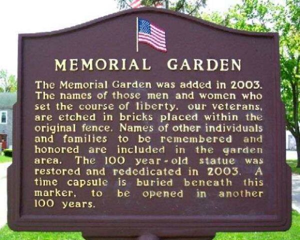 MEMORIAL GARDEN MARKER