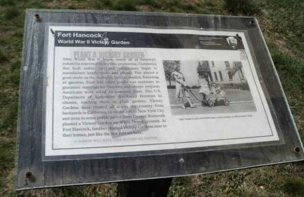 WORLD WAR II VICTORY GARDEN MEMORIAL PANEL