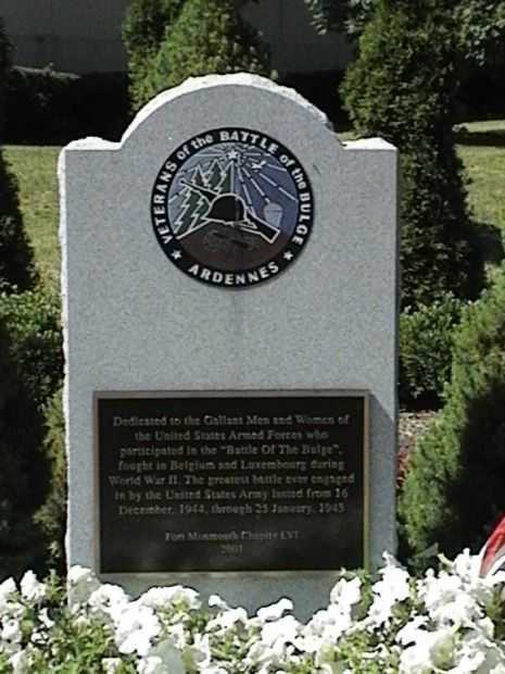 FORT MONMOUTH BATTLE OF THE BULGE MEMORIAL