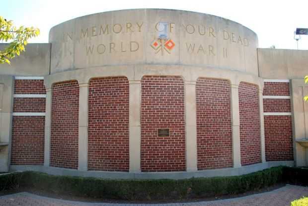 ARMY SIGNAL CORPS WORLD WAR II MEMORIAL BANDSTAND BACK