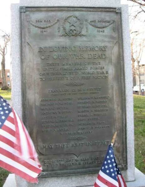 SECAUCUS WORLD WAR II MEMORIAL