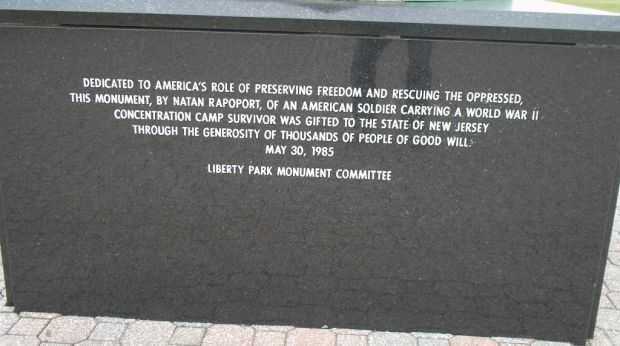 RESCUING THE OPPRESSED WAR MEMORIAL DEDICATION STONE