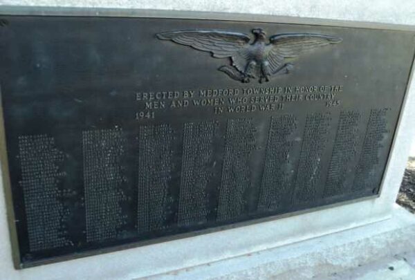 MEDFORD TOWNSHIP WORLD WAR II VETERANS MEMORIAL