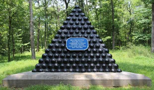 WILLIAM H;. LYTLE CANNON SHELL MEMORIAL