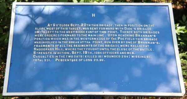 S. BEATTY’S BRIGADE WAR MEMORIAL PLAQUE B