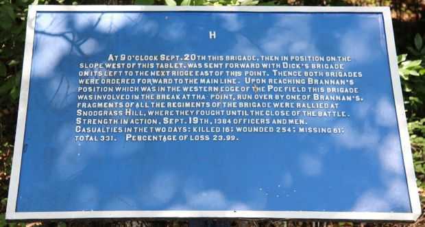 S. BEATTY’S BRIGADE WAR MEMORIAL PLAQUE B