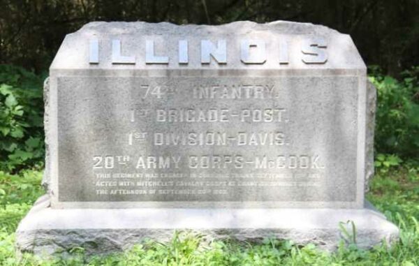 74TH ILLINOIS INFANTRY WAR MEMORIAL