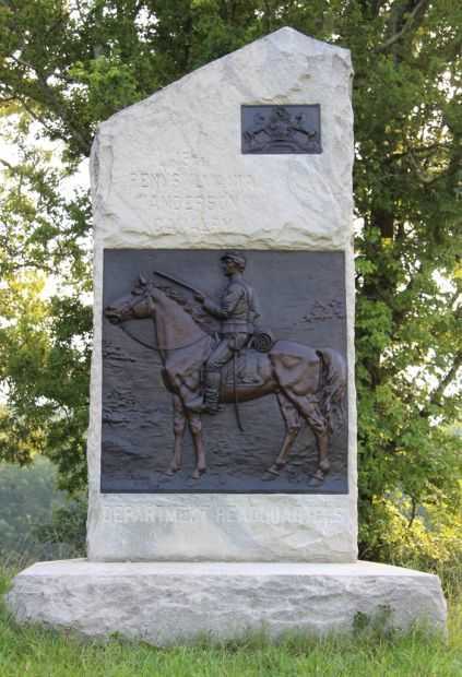 15TH PENNSYLVANIA ANDERSON CAVALRY WAR MEMORIAL FRONT