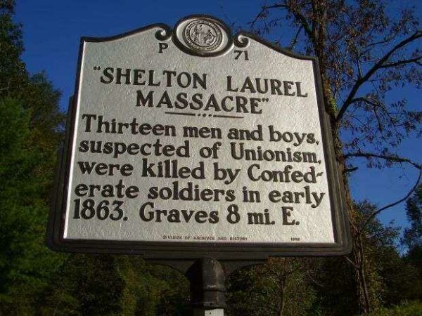 SHELTON LAUREL MASSACRE MEMORIAL MARKER