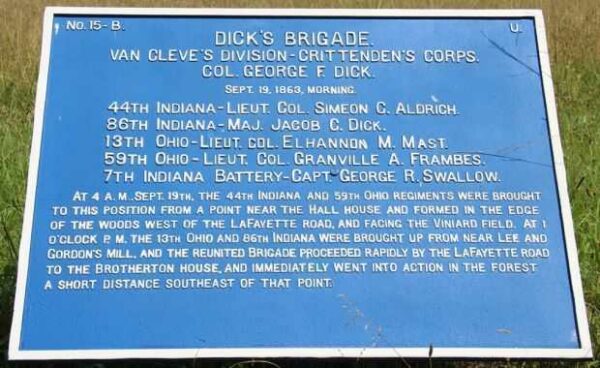 DICK’S BRIGADE WAR MEMORIAL PLAQUE II