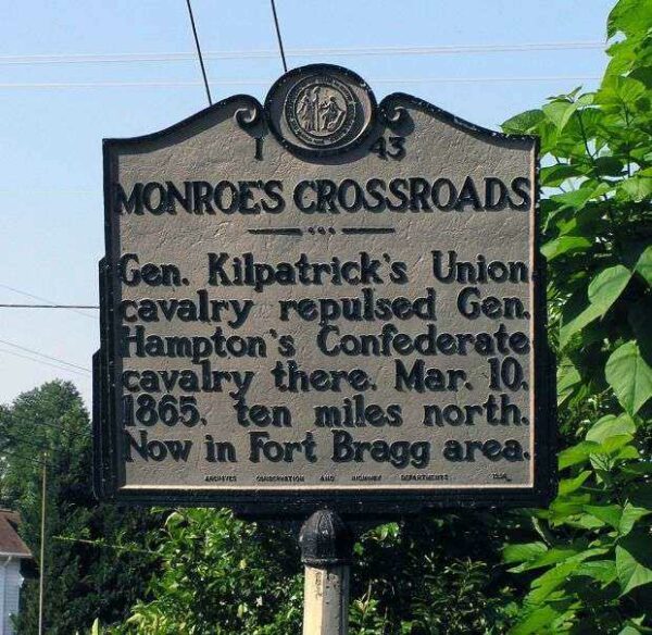 MONROE’S CROSSROADS WAR MEMORIAL MARKER