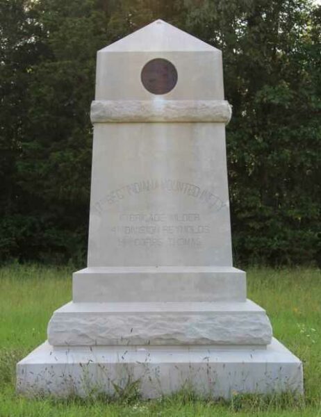 17TH REG’T INDIANA MOUNTED INFT’Y WAR MEMORIAL FRONT