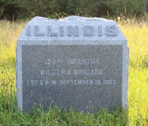 123RD ILLINOIS INFANTRY WILDER’S BRIGADE WAR MEMORIAL