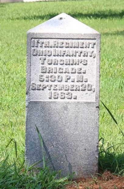 11TH. REGIMENT OHIO INFANTRY WAR MEMORIAL 6:30PM
