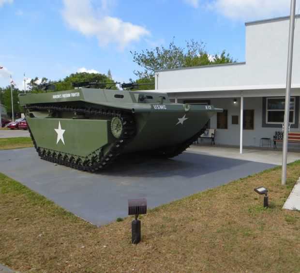 THE DUNEDIN LVT, LANDING VEHICLE TRACKED MEMORIAL