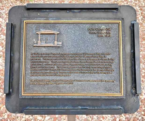 POW CAMP #202 WAR MEMORIAL PLAQUE