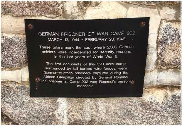 GERMAN PRISONER OF WAR CAMP 202 MEMORIAL PLAQUE A
