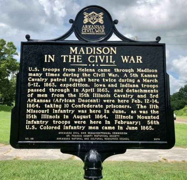 MADISON IN THE CIVIL WAR MEMORIAL MARKER
