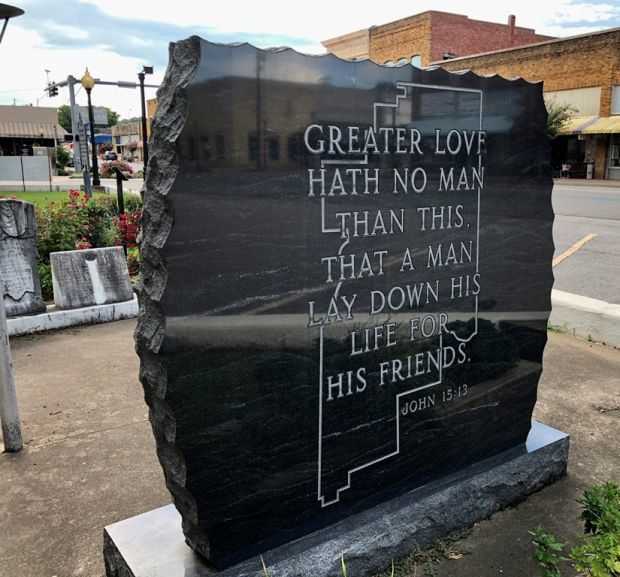 IN MEMORY OF OUR FRIENDS WAR MEMORIAL BACK